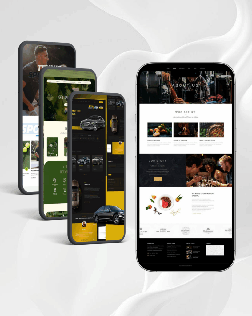mockup web design